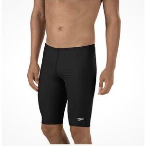 Speedo Endurance+ Swim Jammer Shorts 30 Mens Black Beach Water Polo Logo Olympic